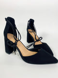 Sandalo alla schiava glitter total black