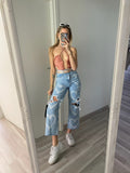 Jeans con cuori