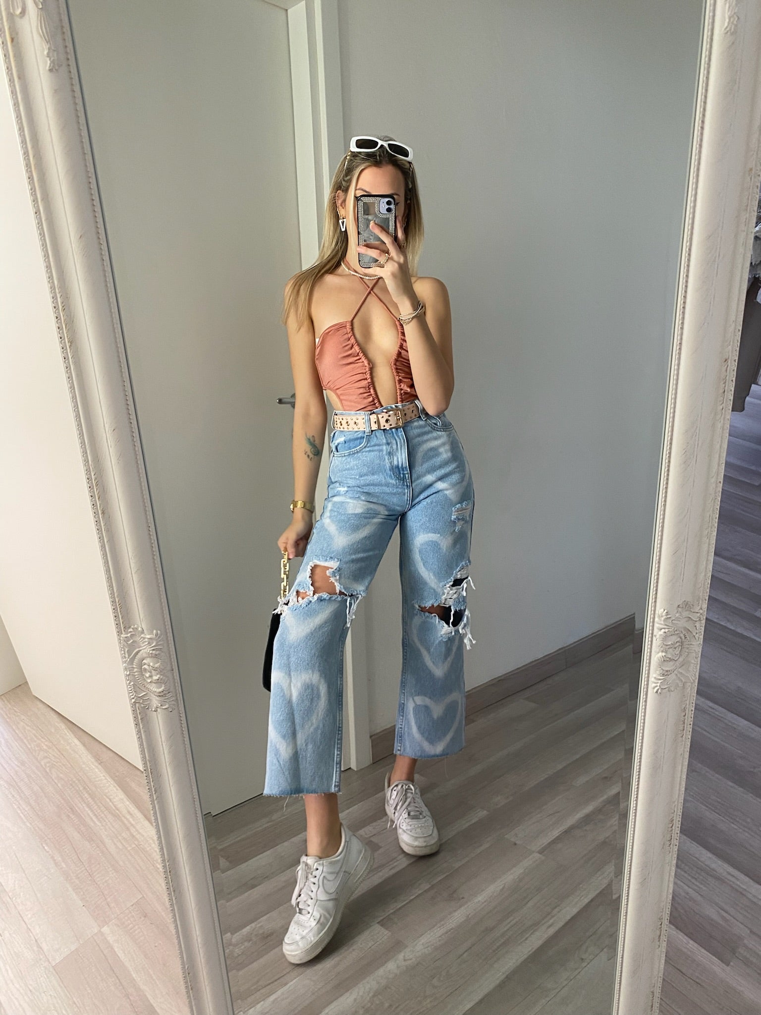 Jeans con cuori