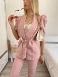 Completo giacca e pantalone cipria