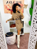 Abito in maglia Camel