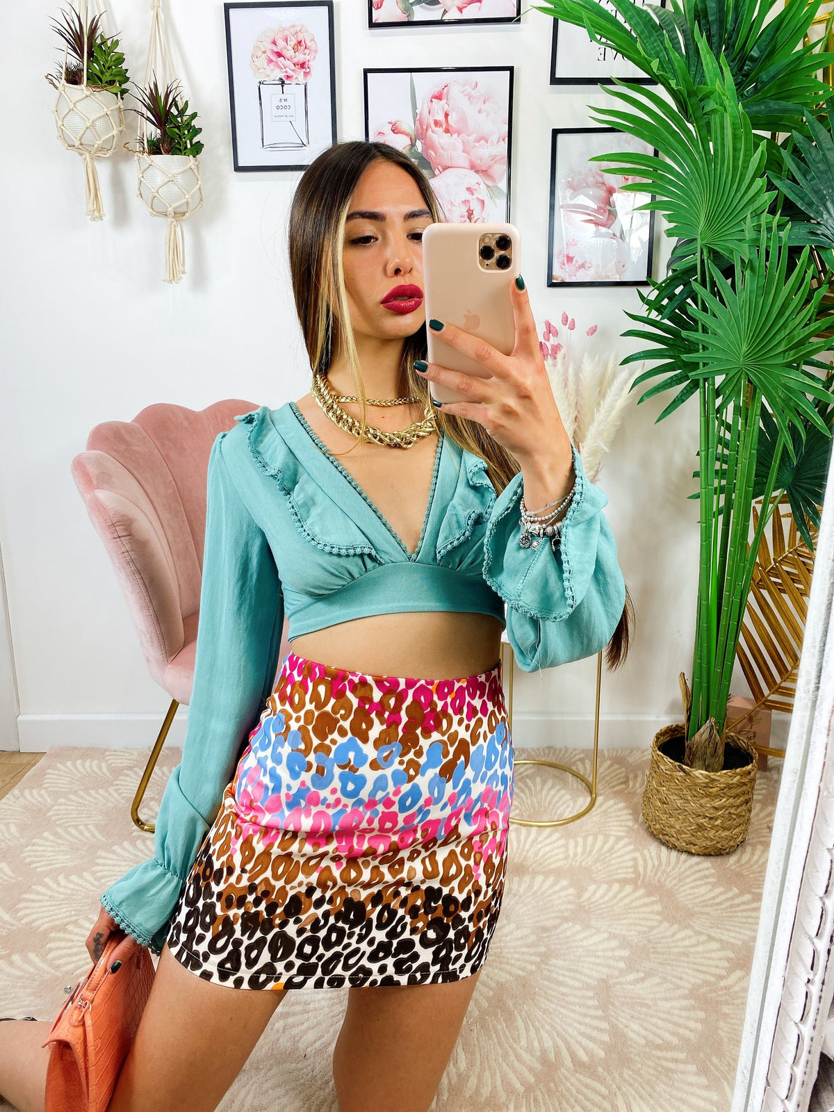 Blusa schiena aperta con lacci