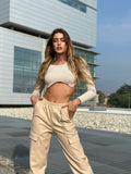 Top a onde beige