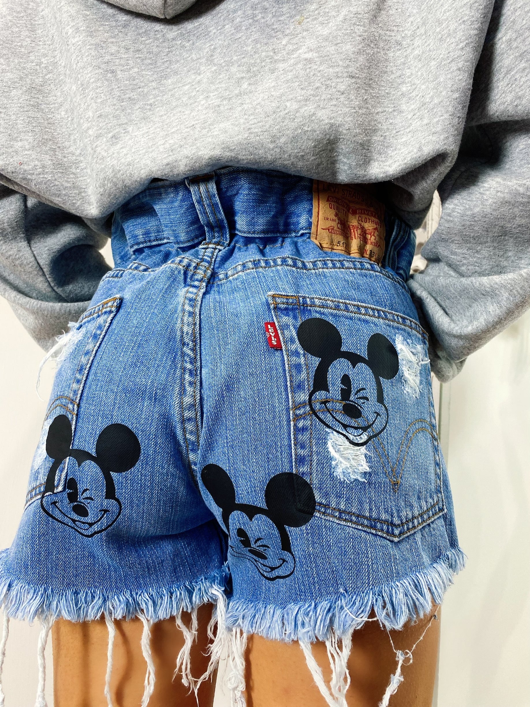 Short Levi’s Vintage con stampa bagno medio