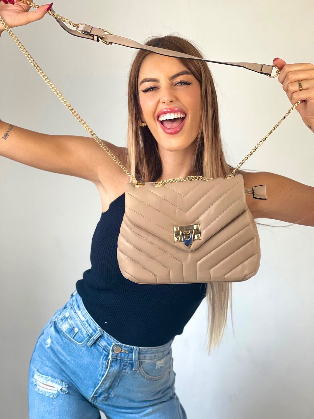 Basic bag nude