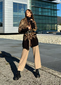 Cardigan animalier
