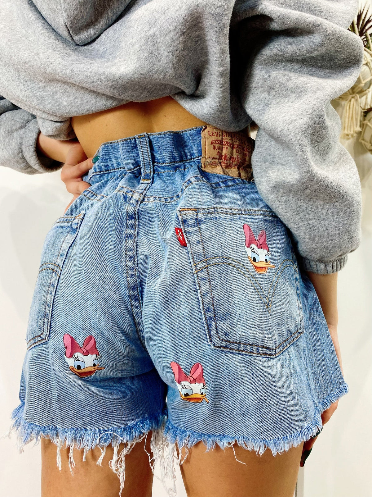 Short Levi’s Vintage con stampa Paperina bagno medio
