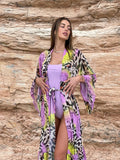 Kimono animalier lilla