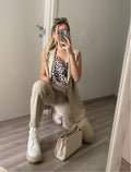 Canotta animalier con punto luce