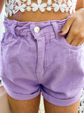 Short a caramella lilla
