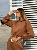 Tuta sportiva due pezzi choco
