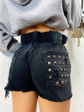 Short Levi’s Vintage con Borchie Nero