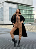 Tuta intera Camel con zip