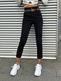 Jeans a caramella nero