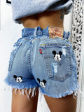 Short Levi’s Vintage con stampa topolino bagno medio