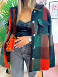 Giacca a quadri Verdone orange
