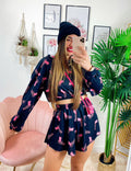 Completo con pistole Rosa