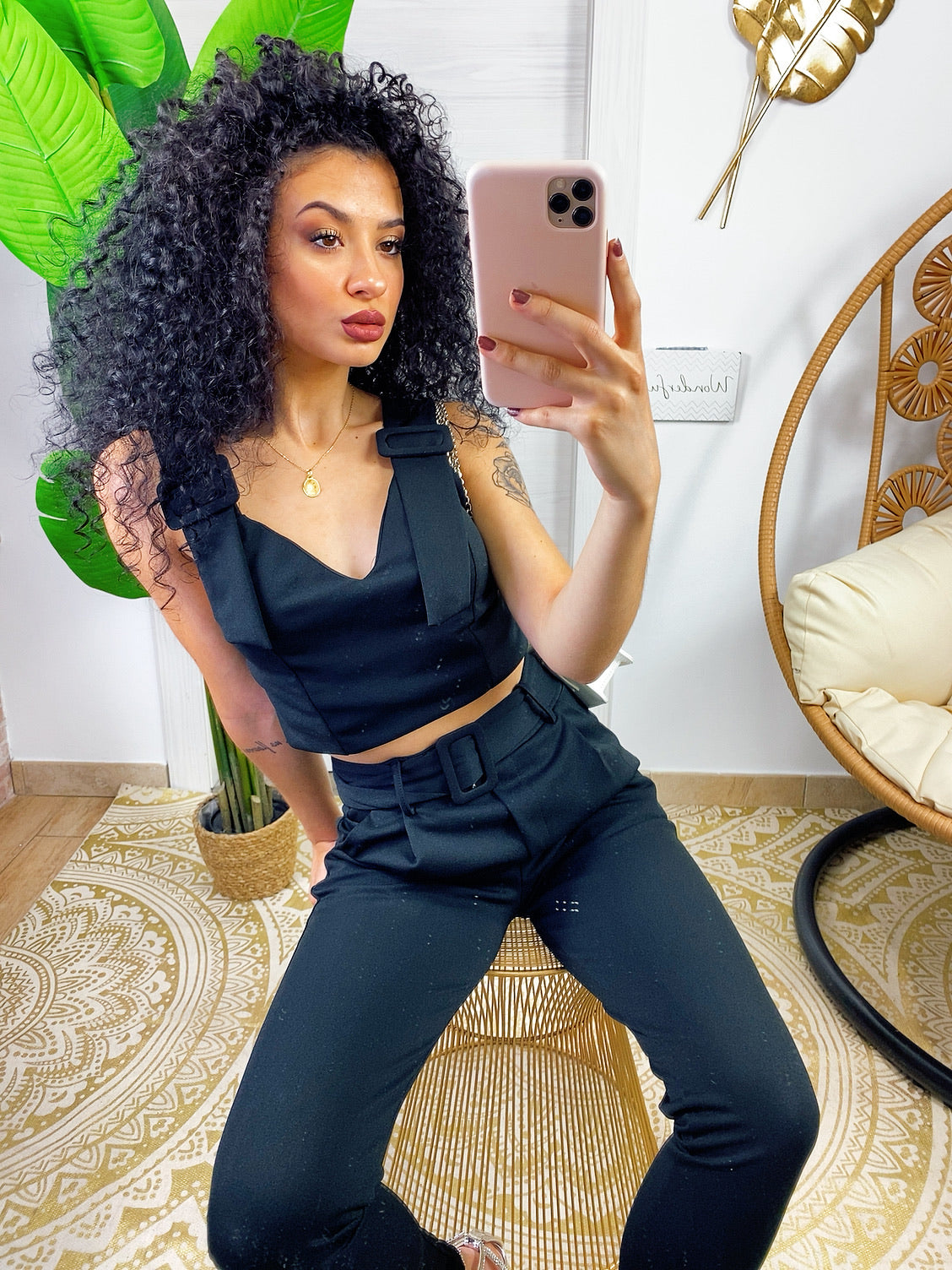 Completo top e pantalone