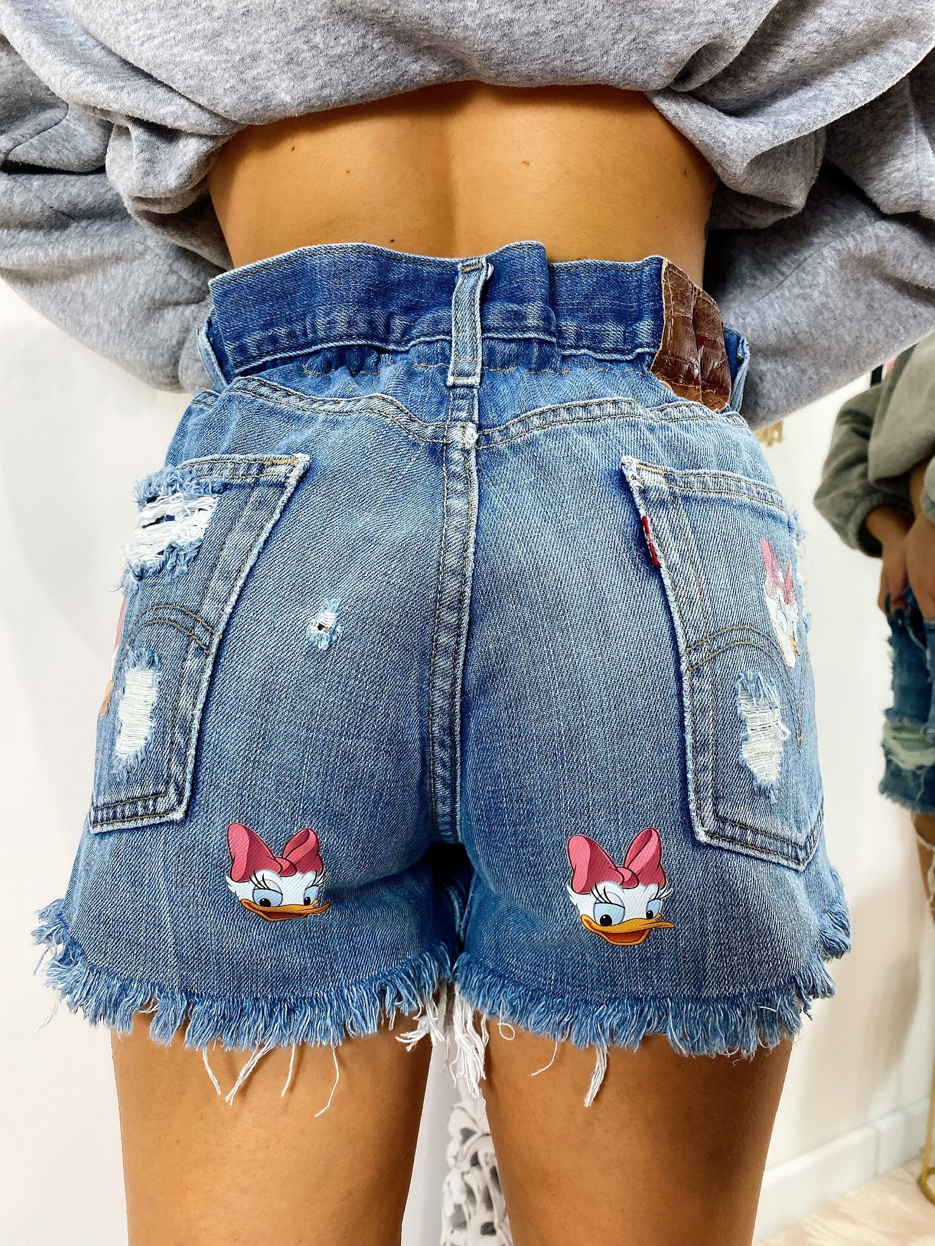 Short Levi’s Vintage con stampa Paperina bagno medio