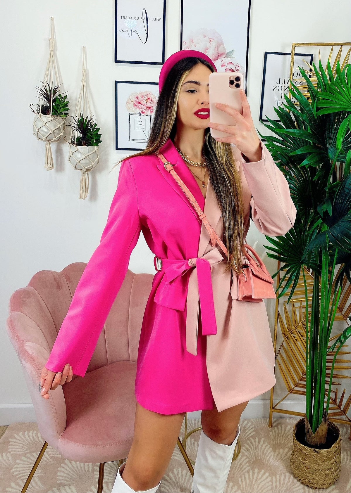 Abito Blazer Rosa/Fucsia