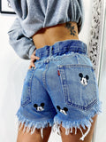 Short Levi’s Vintage con stampa topolino bagno medio
