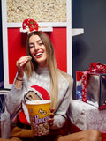 Maglioncino grigio babbo natale