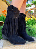 Texano con frange e stelle