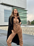 Tuta intera Camel con zip