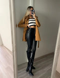 Cappotto Camel doppio petto