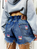 Short Levi’s Vintage con stampa Paperina bagno medio