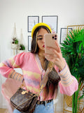 Maglioncino con Cuori Rosa e lilla
