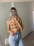 Top crochet toni nude