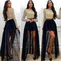 Gonna in tulle nera