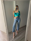 Jeans con strass