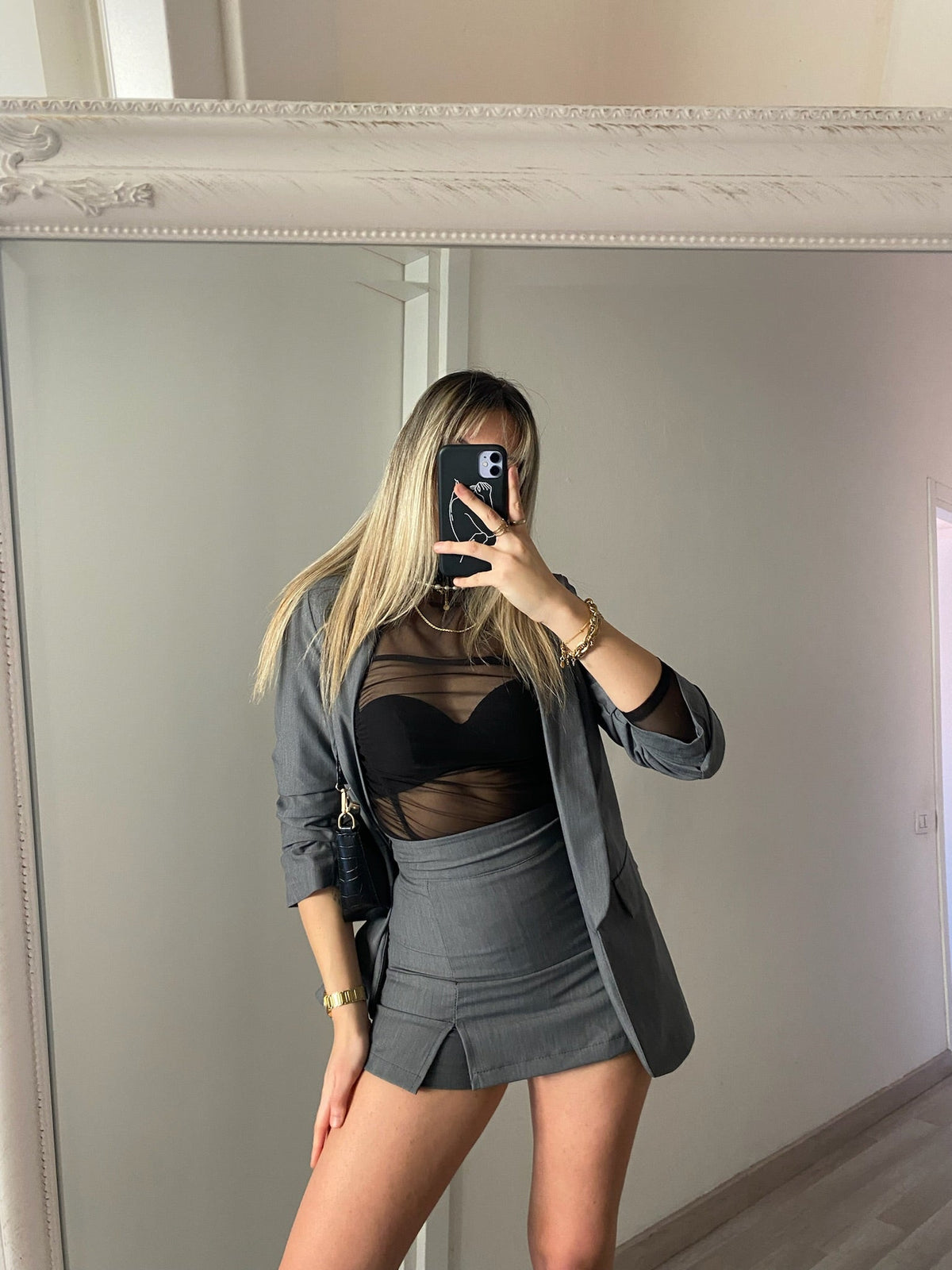Body nero velato