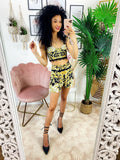 Completo Etnico Top e Short con catenina