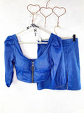 Completo top e gonna jeans