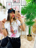 T-shirt con stampa Donna