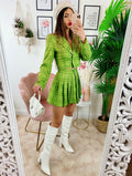 Completo Giacca Corta e Gonna Verde