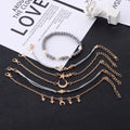 Bracciale con luna e stelle