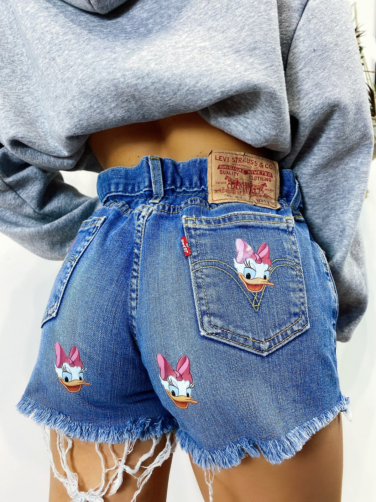 Short Levi’s Vintage con stampa Paperina bagno medio