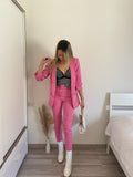 Completo giacca e pantalone Fuxia