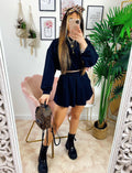 Completo Short e felpa Nero