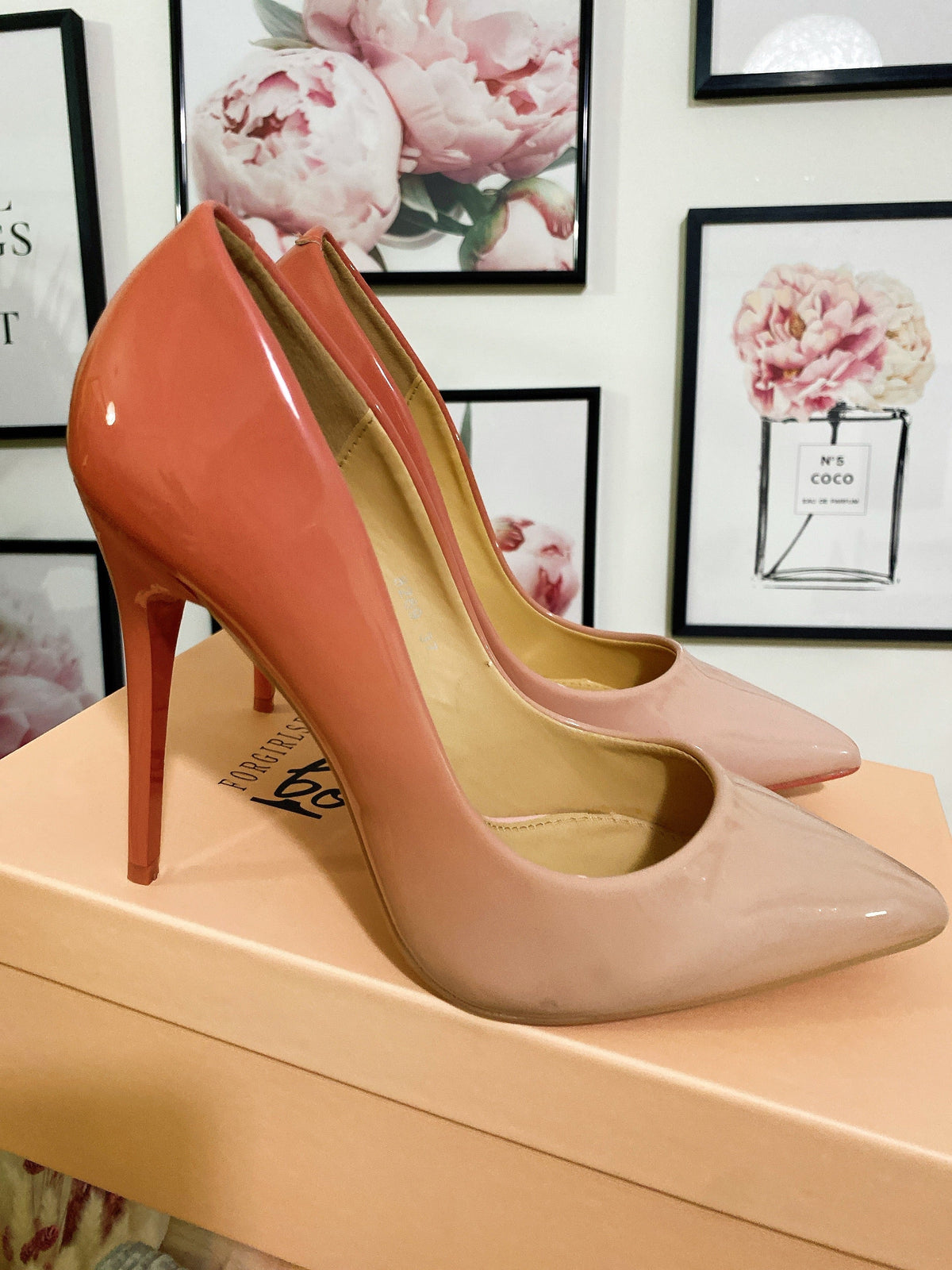 Tacco basic sfumato Pink