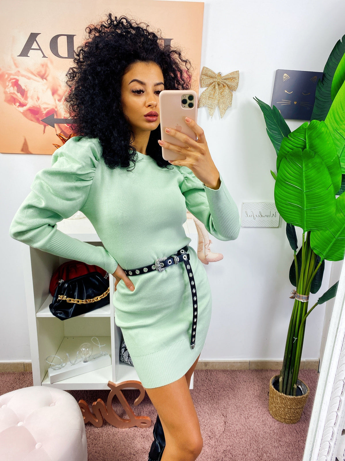 Abito in maglia Menta