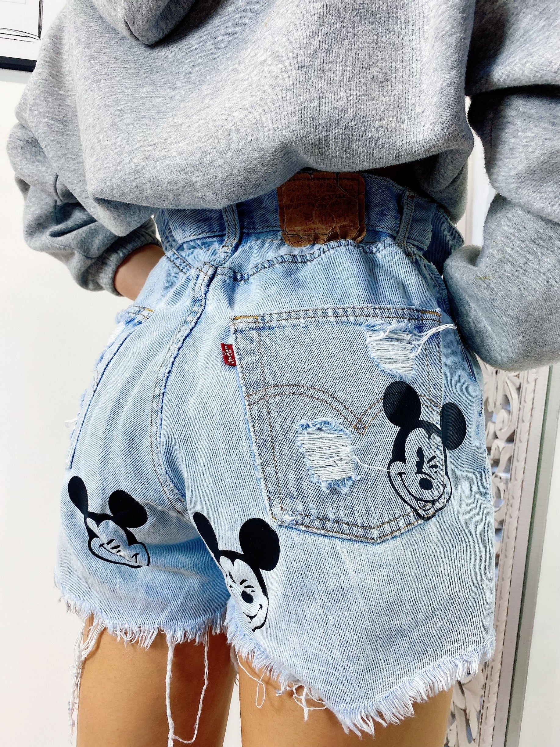 Short Levi’s Vintage bagno chiaro con stampe