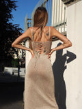 Abito in lurex oro