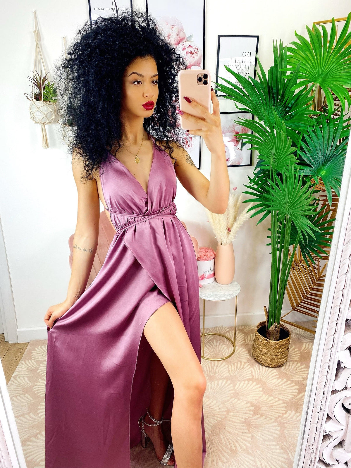 Dress Afrodite glicine