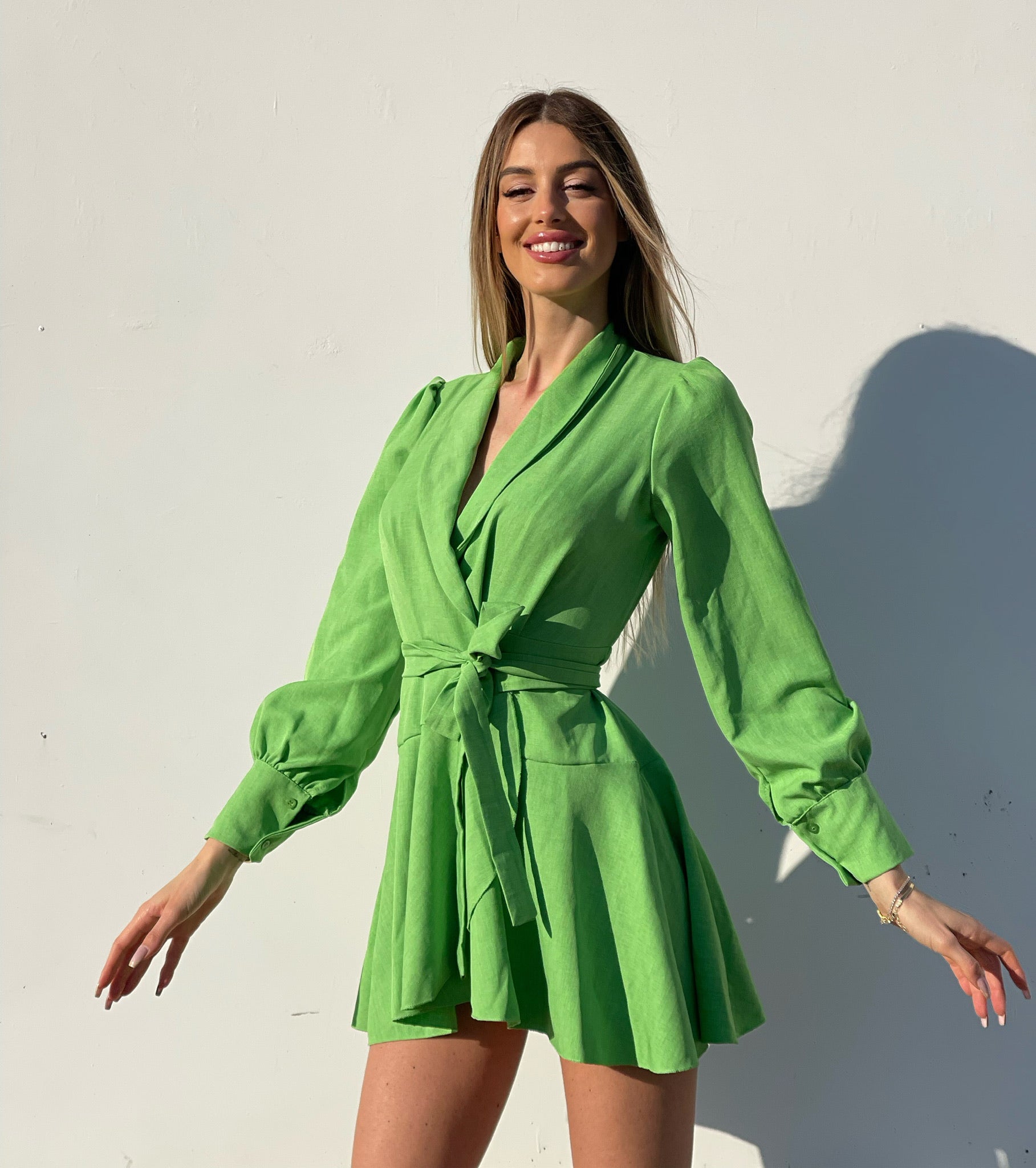 Abito a portafoglio menta