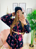 Completo con pistole Rosa